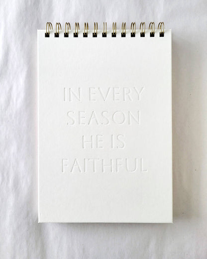 In Every Season Letterpress Notebook