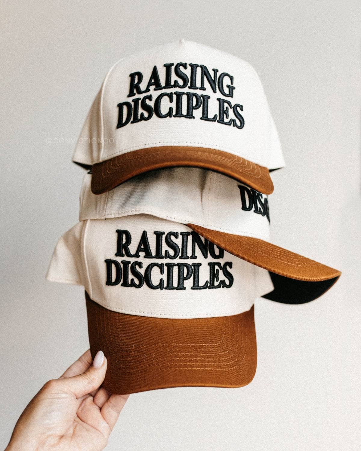 Raising Disciples Hat Brown & Black