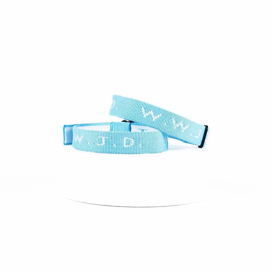 Bracelet - WWJD Light Blue