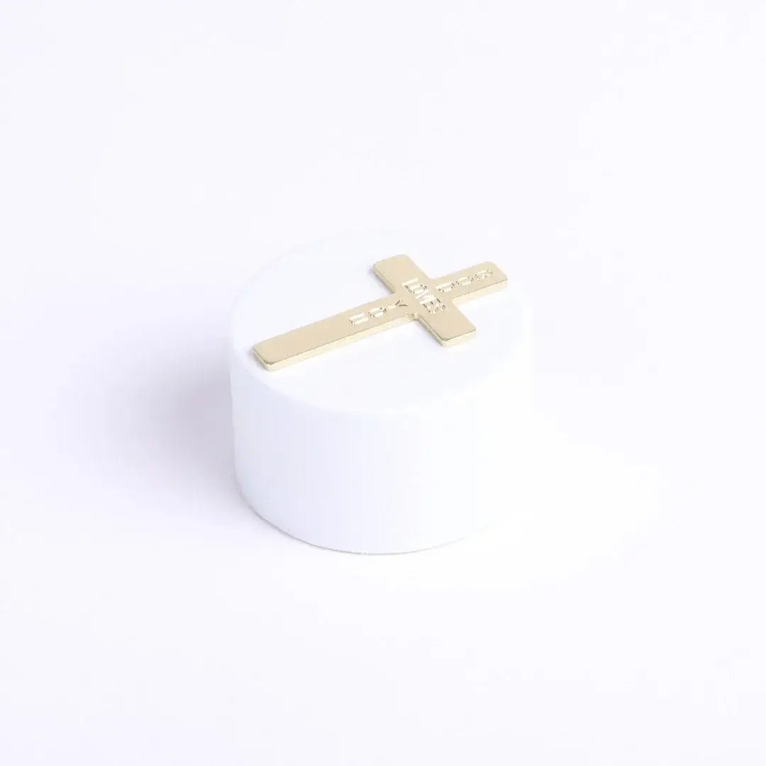 Pocket Cross God Loves You Gold
