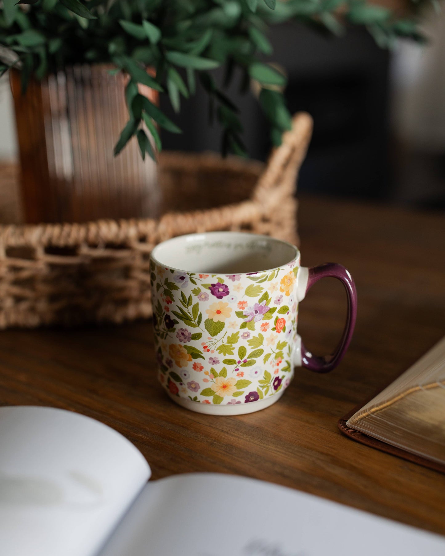 Today Matters Magnolia Floral Mug