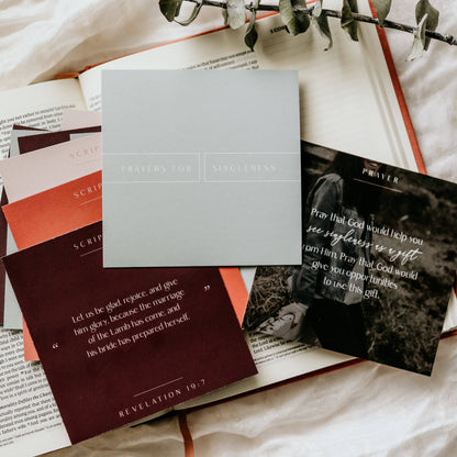 Prayers for Singleness Verse Card Set